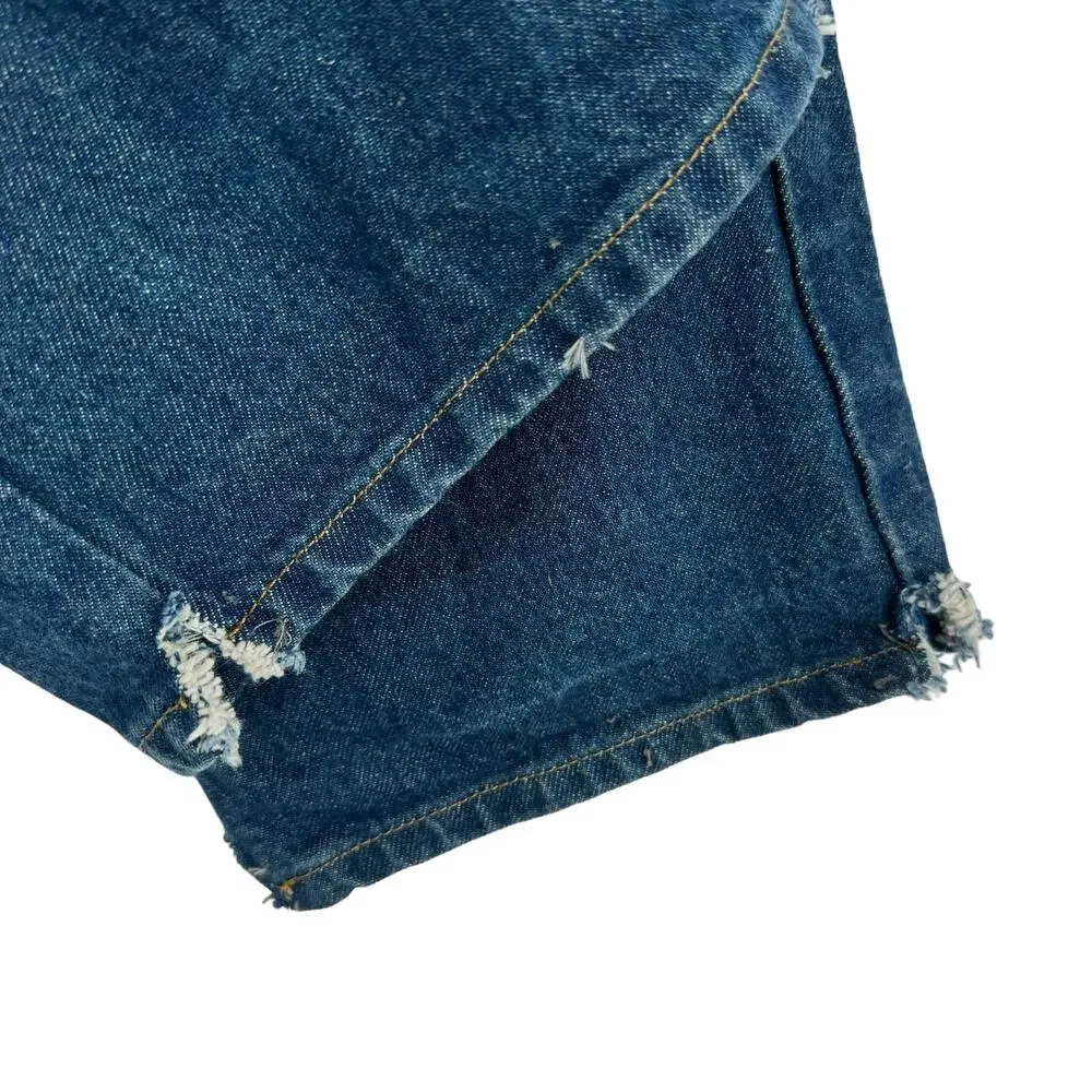Vintage‎ Carhartt Denim Jeans Relaxed Fit B460DVB Triple Stitch 34x30 *32x28.5